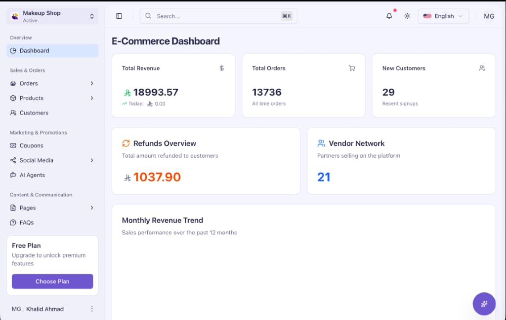 An e-commerce platform that helps you sell more